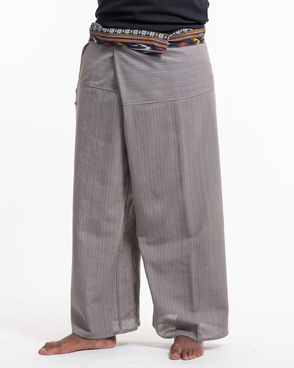 Unisex Thai Fisherman Pants in Black