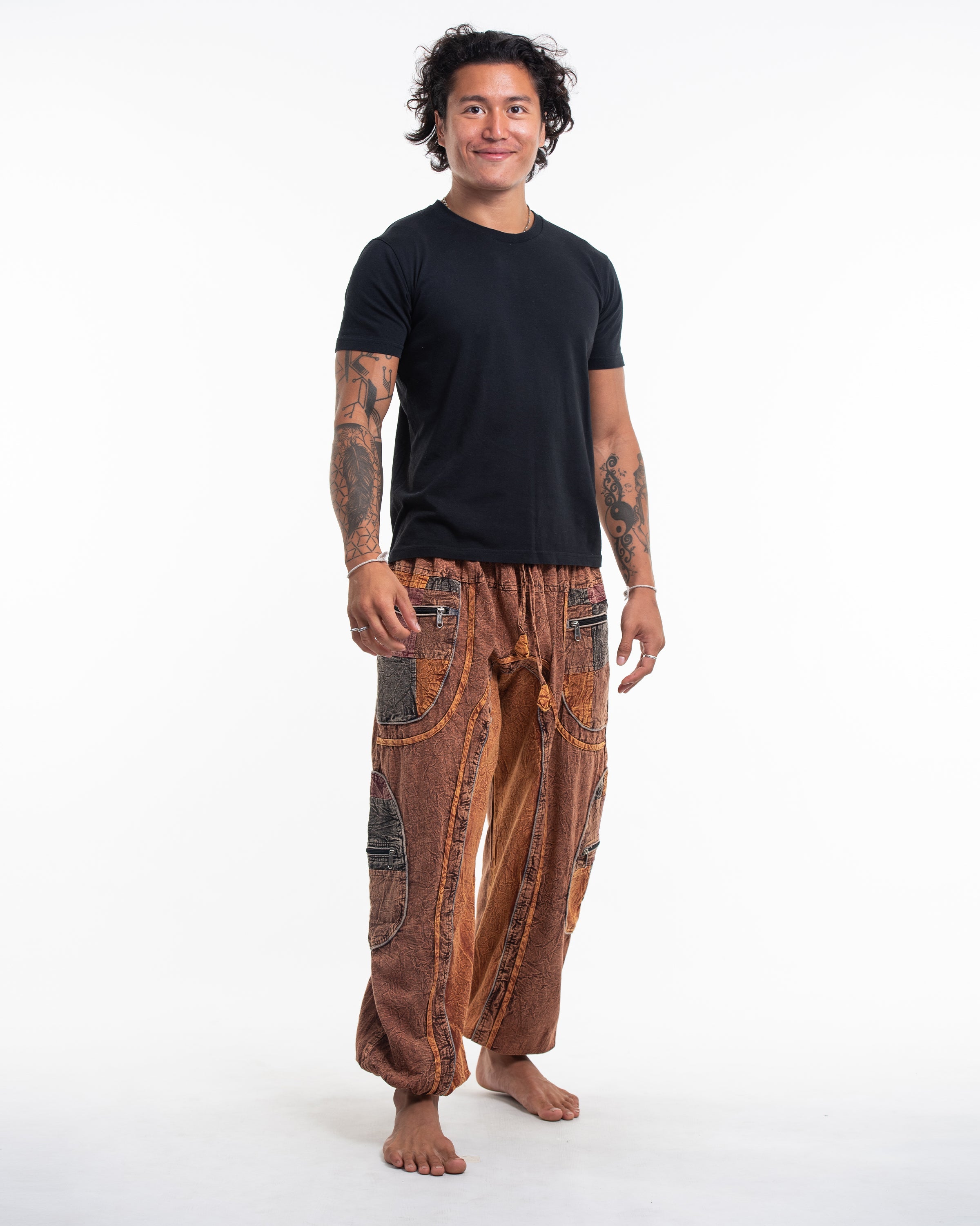 B BANGKOK PANTS Women's Harem Bohemian Hippie Yoga Pajamas Pants Boho  Clothing (Black Peacock, One Size) : Buy Online at Best Price in KSA - Souq  is now : Fashion