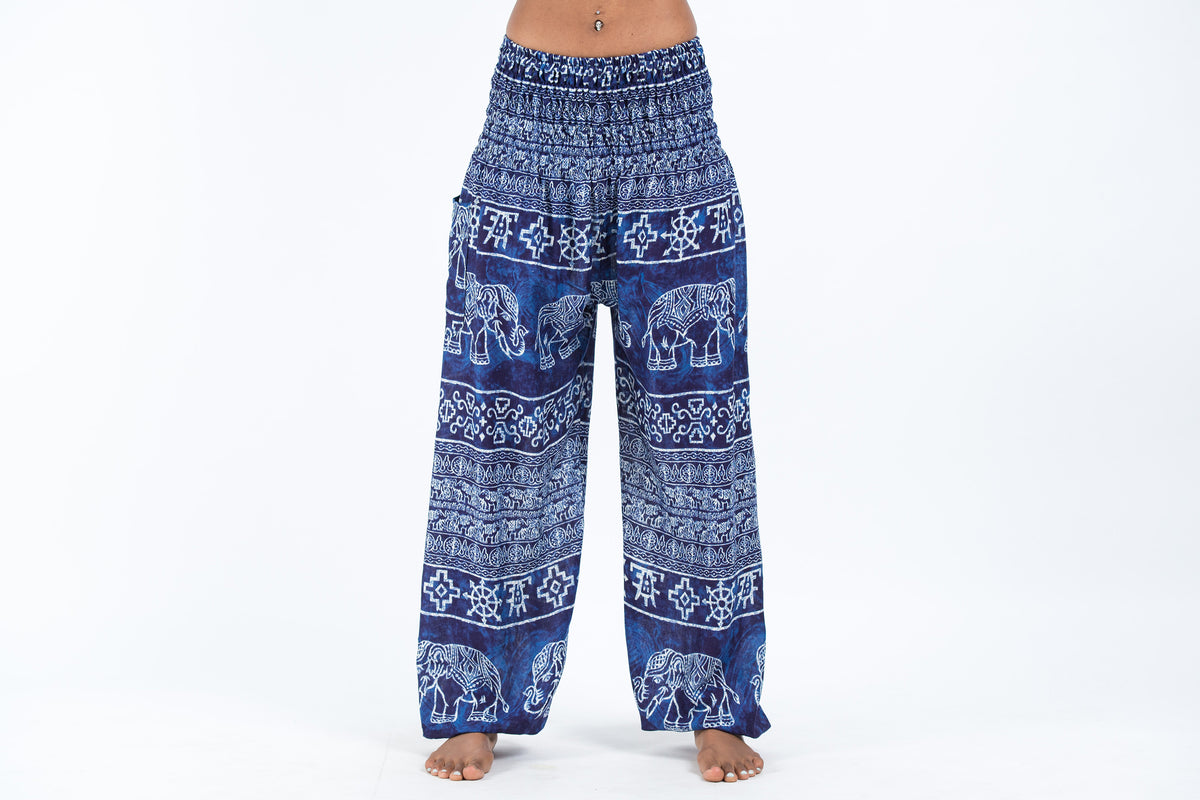Marble Elephant Women's Elephant Pants in Blue – Harem Pants