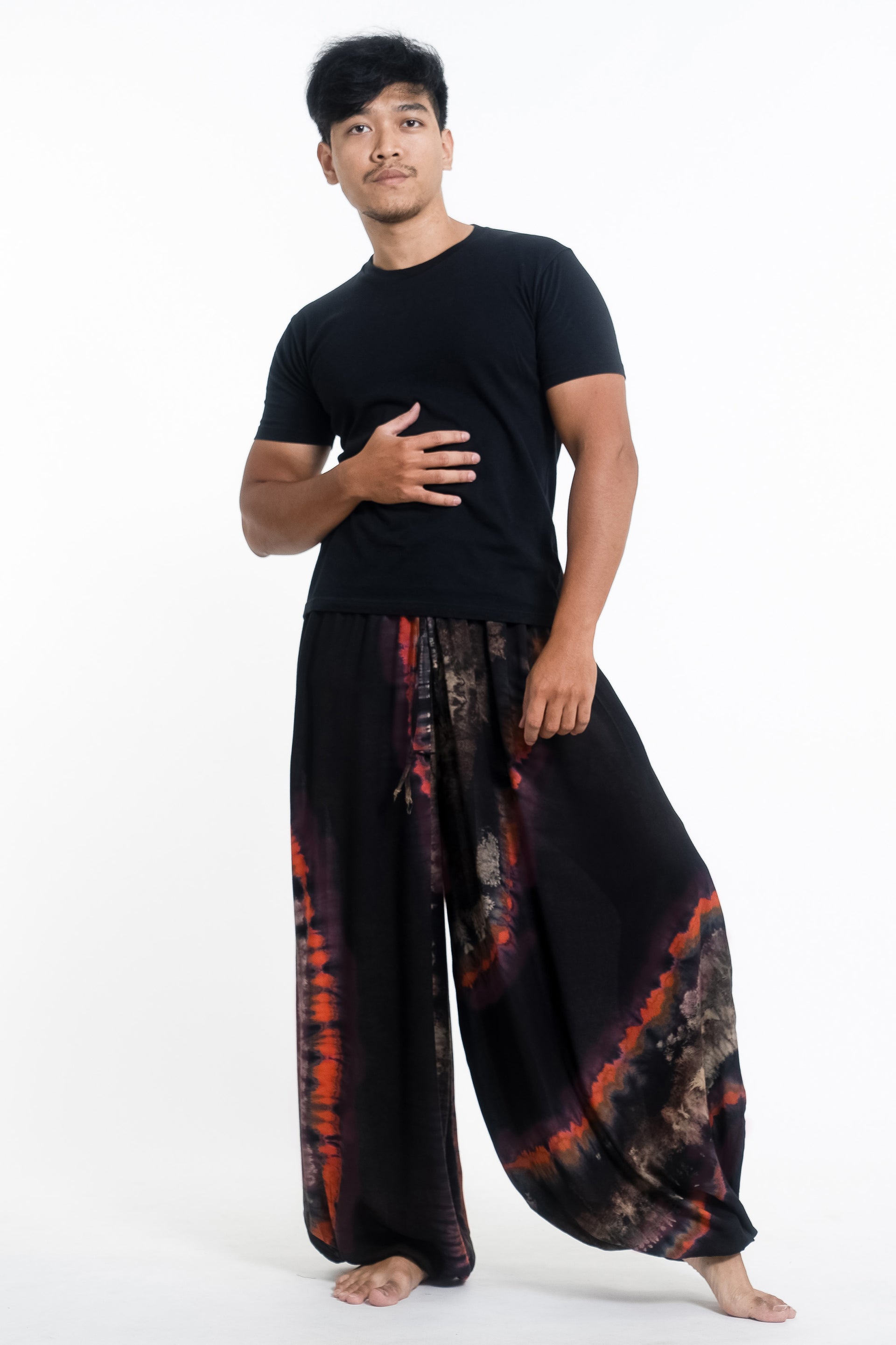 Tie dye Men Balloon Harem Pants 02