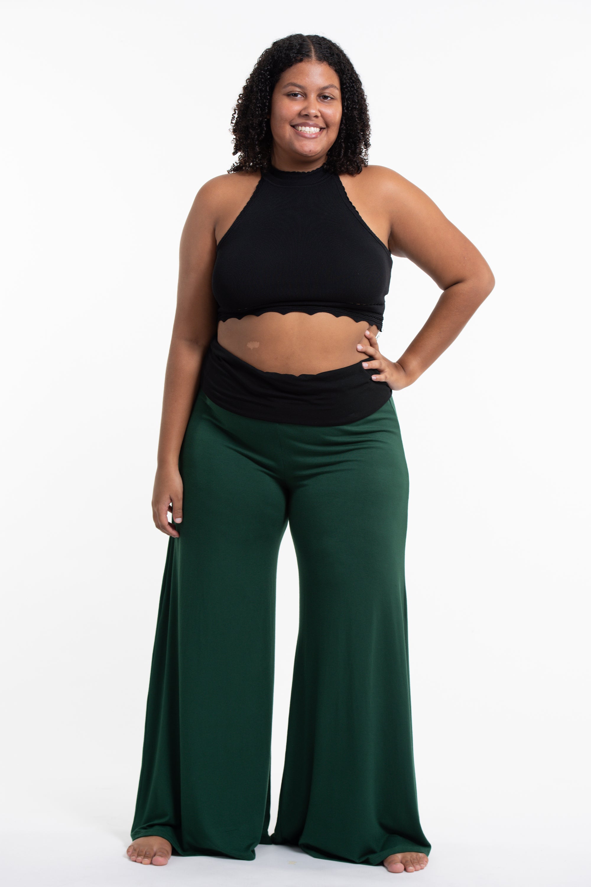Leo Olive Green Tie-Waist Cropped Pants | Wide leg pants outfit, Wide leg  cropped pants, Green wide leg pants outfit