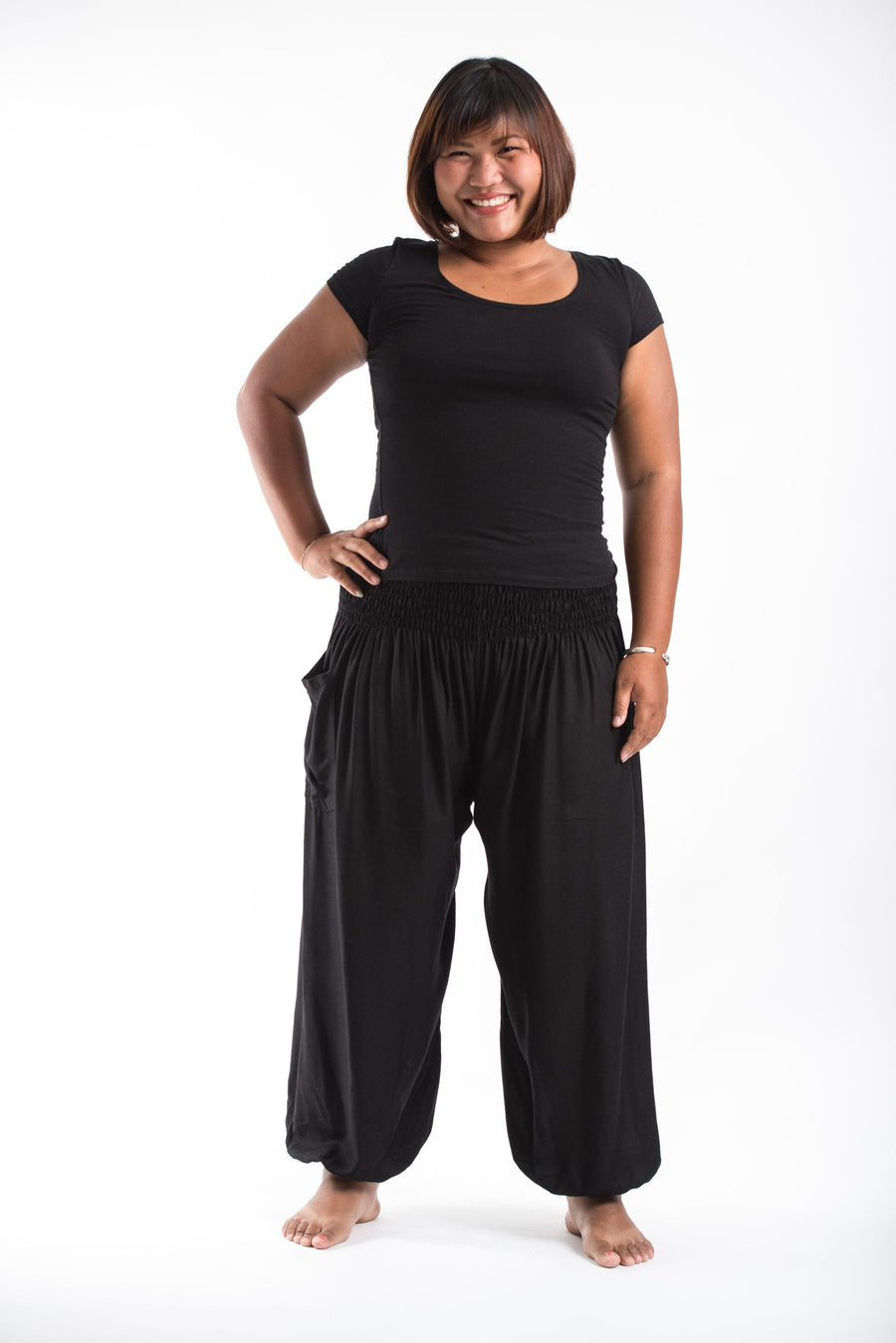 Shop Plus Size Harem Pants 1481